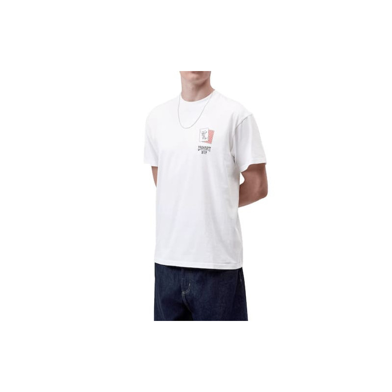 T-shirt CARHARTT WIP Playing Card White