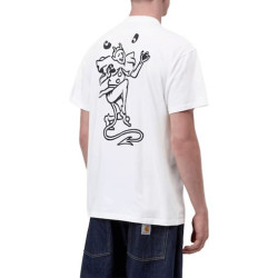 T-shirt CARHARTT WIP Playing Card White