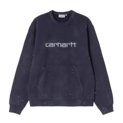 Pull CARHARTT WIP Painter Dark Navy Destroy Wash