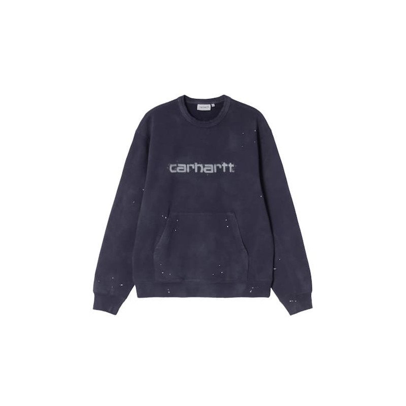 Pull CARHARTT WIP Painter Dark Navy Destroy Wash