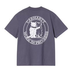 T-shirt Girl CARHARTT WIP Hugging Cats Shady Purple