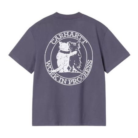 T-shirt Girl CARHARTT WIP Hugging Cats Shady Purple
