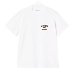 T-shirt CARHARTT WIP Coffee Break White