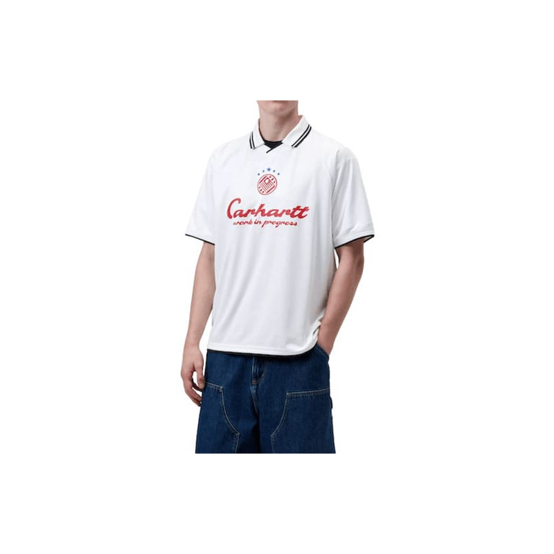 T-shirt CARHARTT WIP Terrace Football White