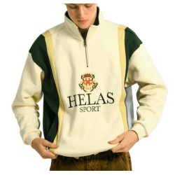 Pull HELAS Couronne Quarter Zip Light Beige