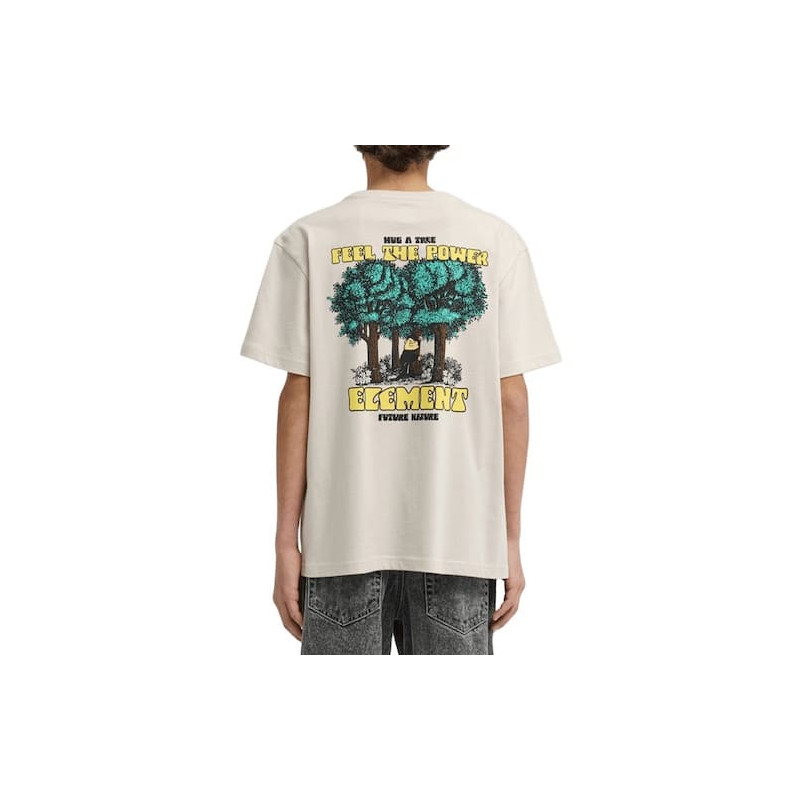 T-shirt Kid ELEMENT Feel Power Oat Milk