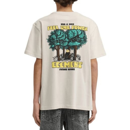 T-shirt Kid ELEMENT Feel Power Oat Milk