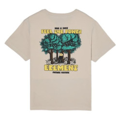 T-shirt Kid ELEMENT Feel Power Oat Milk