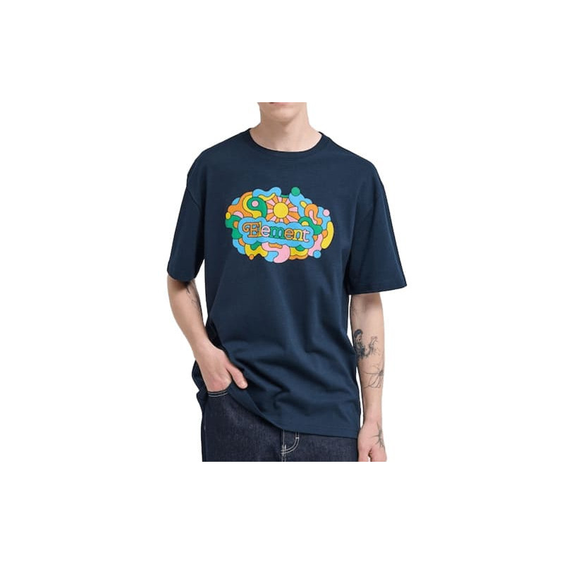 T-shirt ELEMENT Psychswirl Eclipse Navy