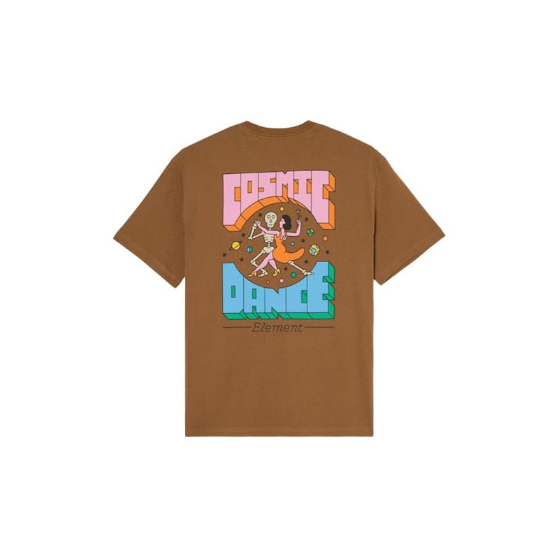 T-shirt ELEMENT Cosmic Dance Sepia