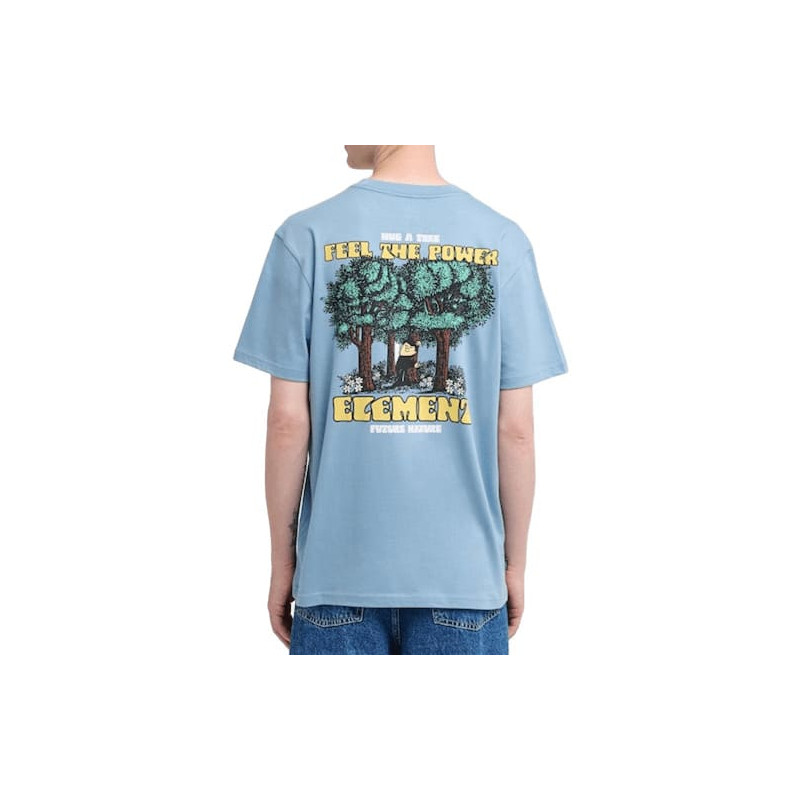 T-shirt ELEMENT Feel Power Faded Denim