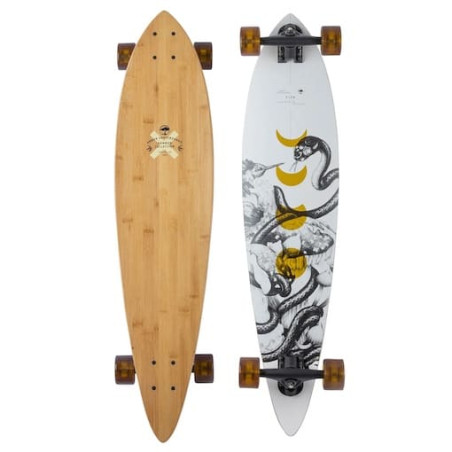 Longboard ARBOR Fish Bamboo White