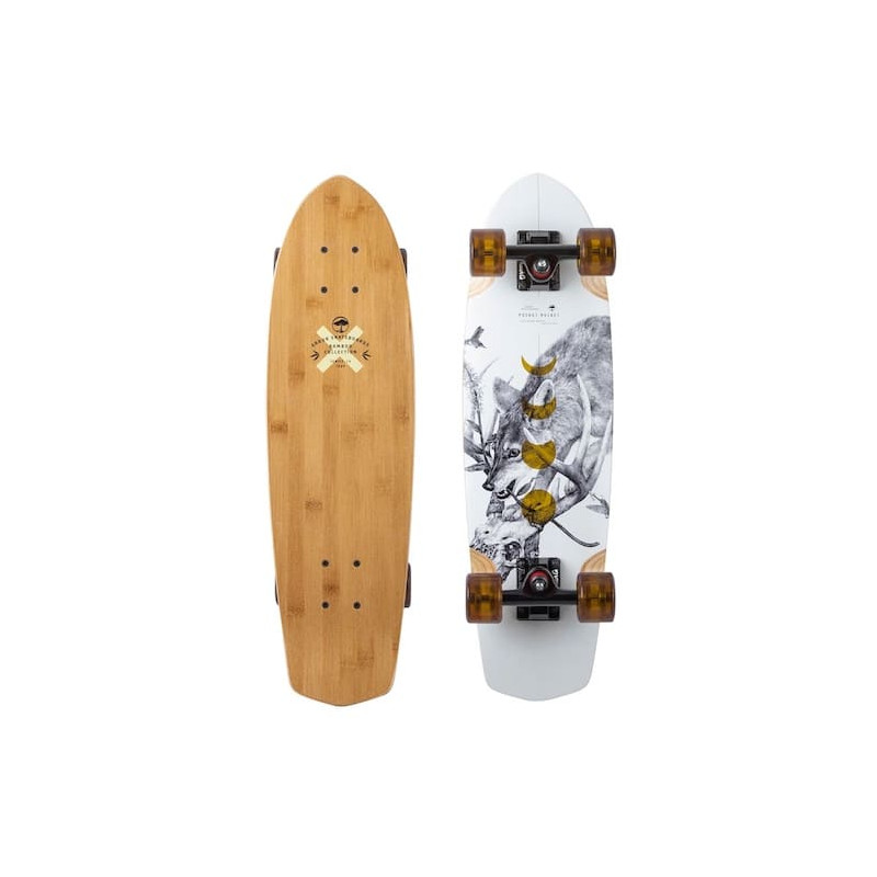 Cruiser ARBOR Bamboo Pocket Rocket White