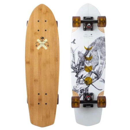 Cruiser ARBOR Bamboo Pocket Rocket White