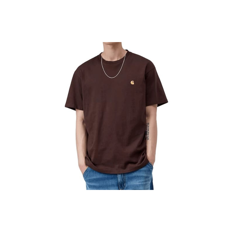 T-shirt CARHARTT WIP Chase Palisander Gold