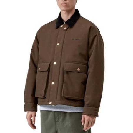 Veste CARHARTT WIP Quentin Tobacco Black