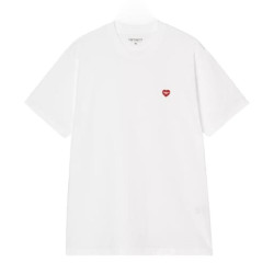 T-shirt CARHARTT WIP Small Heart White Red
