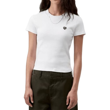 T-shirt Girl CARHARTT WIP Small Heart Patch White