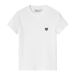 T-shirt Girl CARHARTT WIP Small Heart Patch White