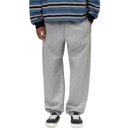 Pantalon Jogging CARHARTT WIP Chase Grey Heather Gold