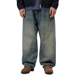 Jean CARHARTT WIP Brandon Blue Worn Used Wash
