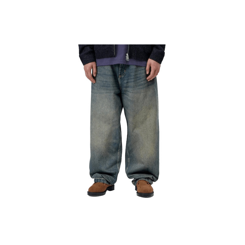 Jean CARHARTT WIP Brandon Blue Worn Used Wash