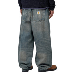 Jean CARHARTT WIP Brandon Blue Worn Used Wash