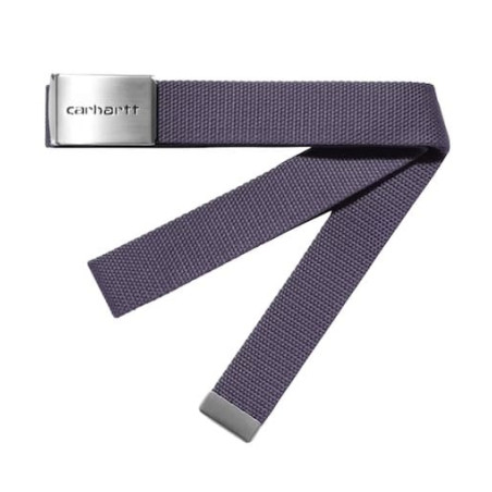 Ceinture CARHARTT WIP Clip Belt Chrome Shady Purple