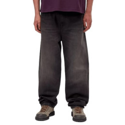 Jean CARHARTT WIP Aaron Black Tobacco Used Wash
