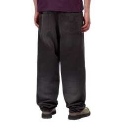 Jean CARHARTT WIP Aaron Black Tobacco Used Wash