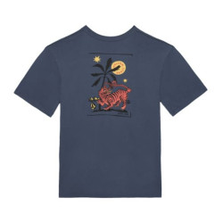 T-shirt Kid VOLCOM Weirdcard Storm Blue