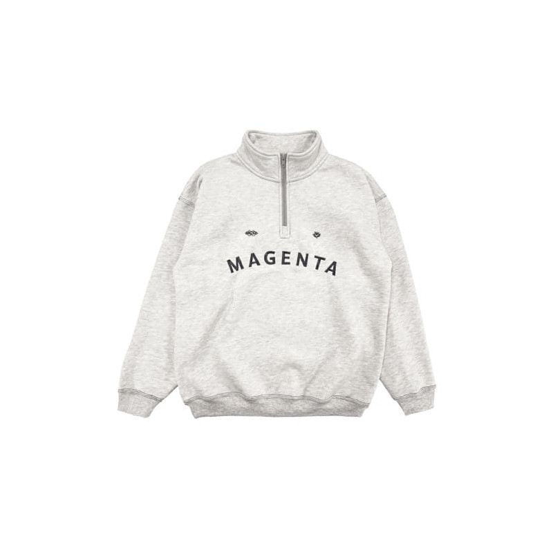 Pull MAGENTA Equipe Highneck White