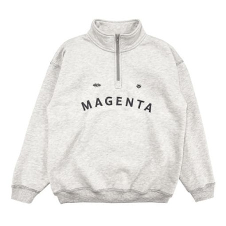 Pull MAGENTA Equipe Highneck White