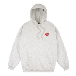 Sweat MAGENTA Love Hoodie Ash