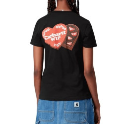 T-shirt Girl CARHARTT WIP Hartt Case Black