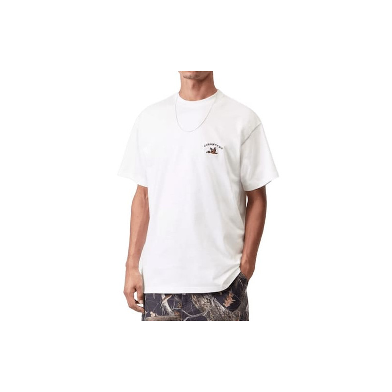 T-shirt CARHARTT WIP Animated Ducks White