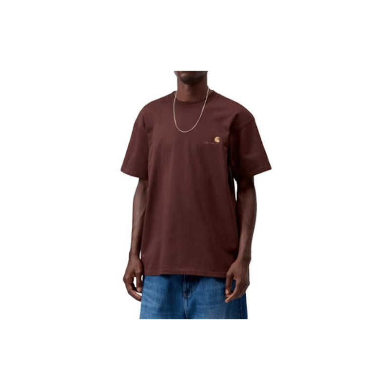 T-shirt CARHARTT WIP American Script Amarone