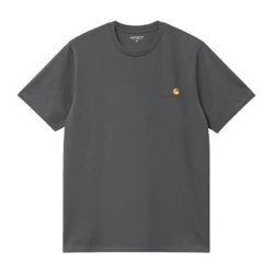 T-shirt CARHARTT WIP American Script Graphite