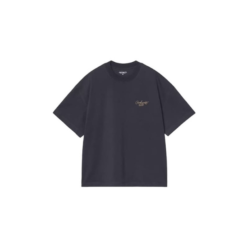 T-shirt CARHARTT WIP Signature Script Dark Navy