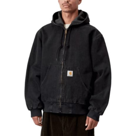 Veste CARHARTT WIP OG Active Black Stone Washed