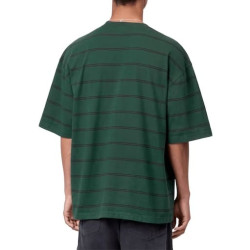 T-shirt CARHARTT WIP Cardona Pocket Stripe Dark Scarab