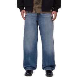 Jean CARHARTT WIP Payson Blue Marble Used Wash