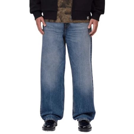 Jean CARHARTT WIP Payson Blue Marble Used Wash