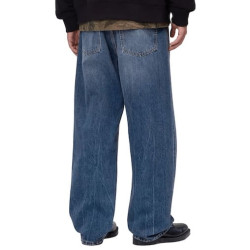 Jean CARHARTT WIP Payson Blue Marble Used Wash