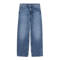 Jean CARHARTT WIP Payson Blue Marble Used Wash