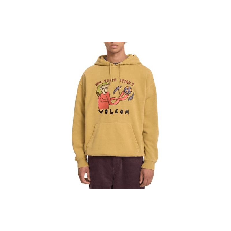 Sweat VOLCOM Earth Speak Mustard