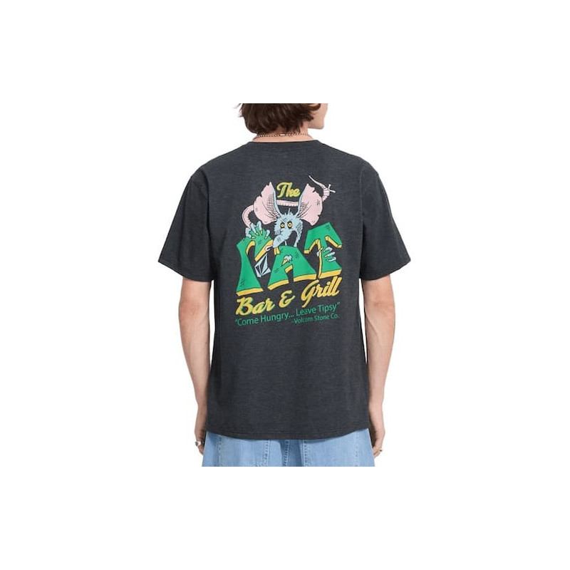 T-shirt VOLCOM Tipsy Rat Heather Black