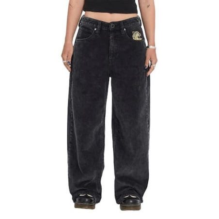 Pantalon Girl VOLCOM Ozzy Cord Light Acid Black