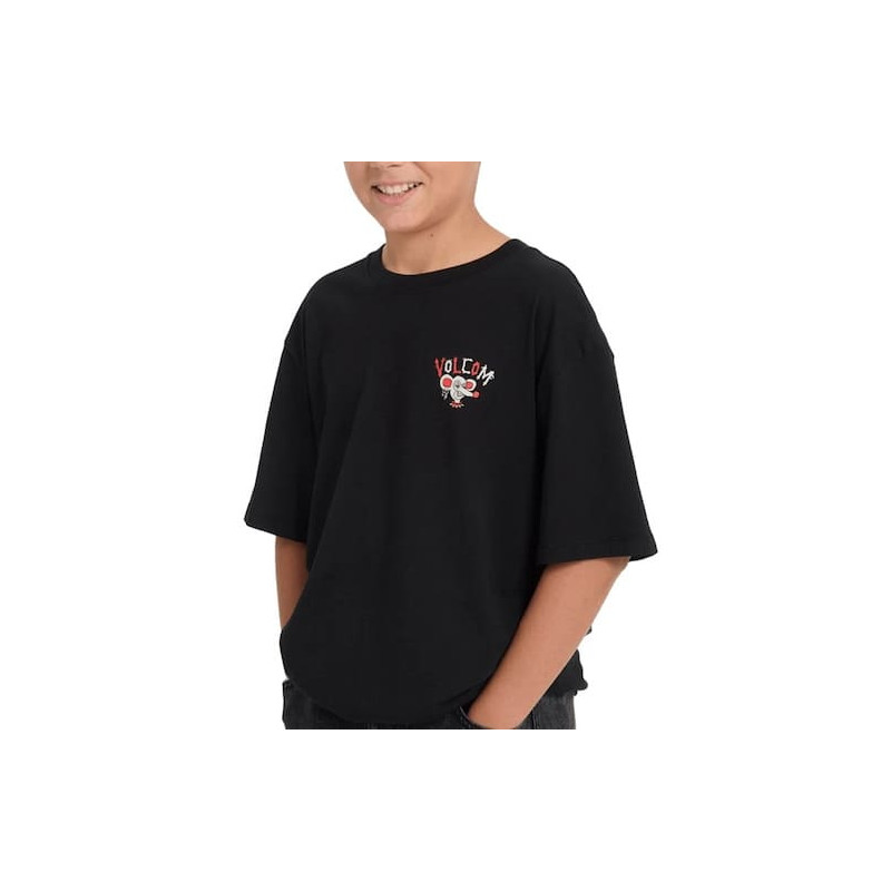 T-shirt Kid VOLCOM Ozzy II Black