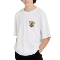 T-shirt Kid VOLCOM Snaky white